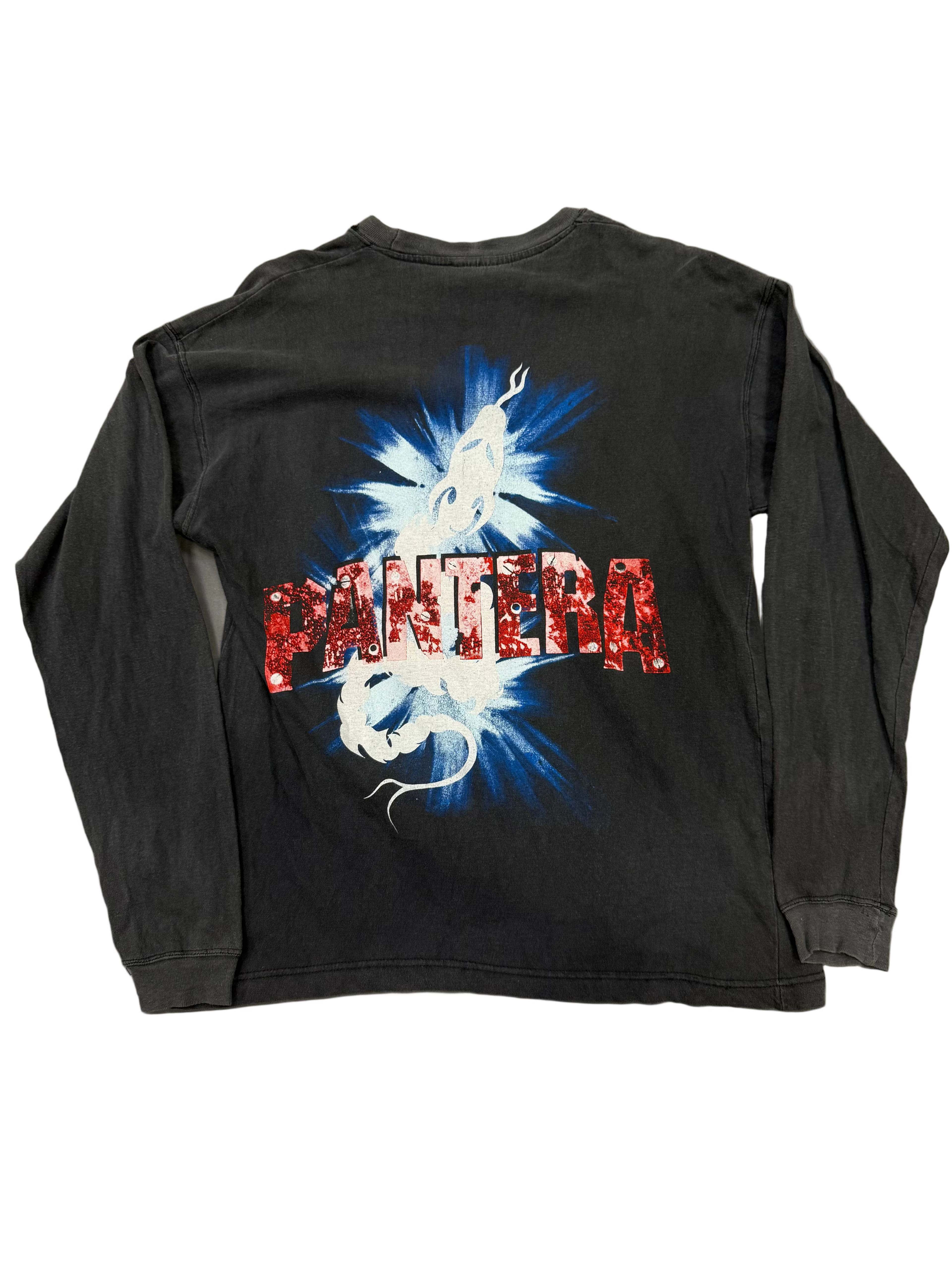 Vintage 1990s Pantera Band long-sleeve graphic shirt Featuring " Phil Anselmo "