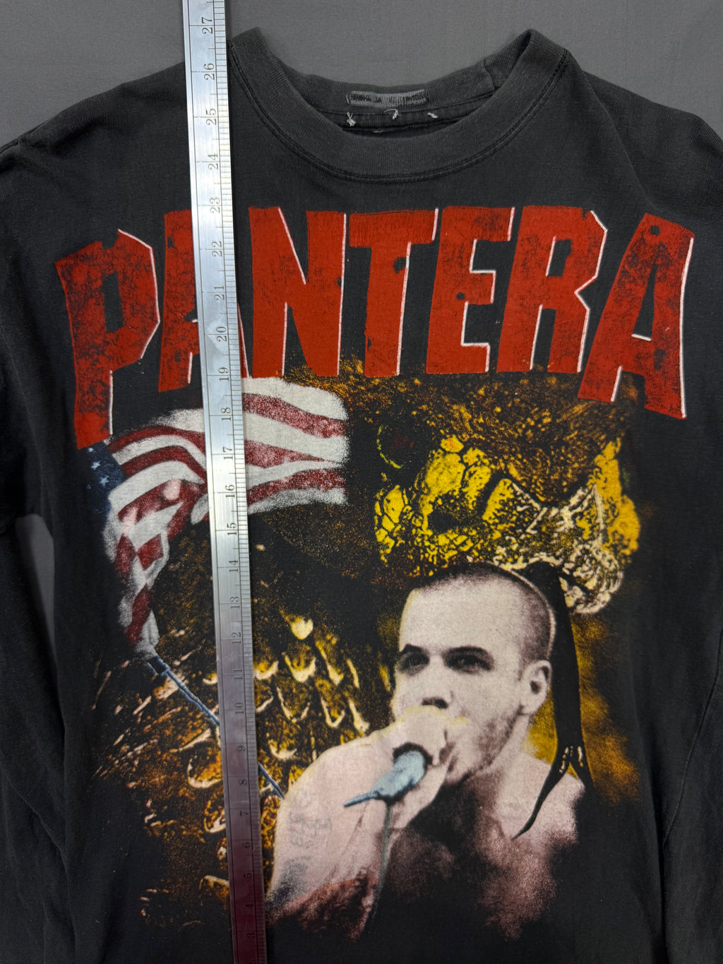 Vintage 1990s Pantera Band long-sleeve graphic shirt Featuring " Phil Anselmo "