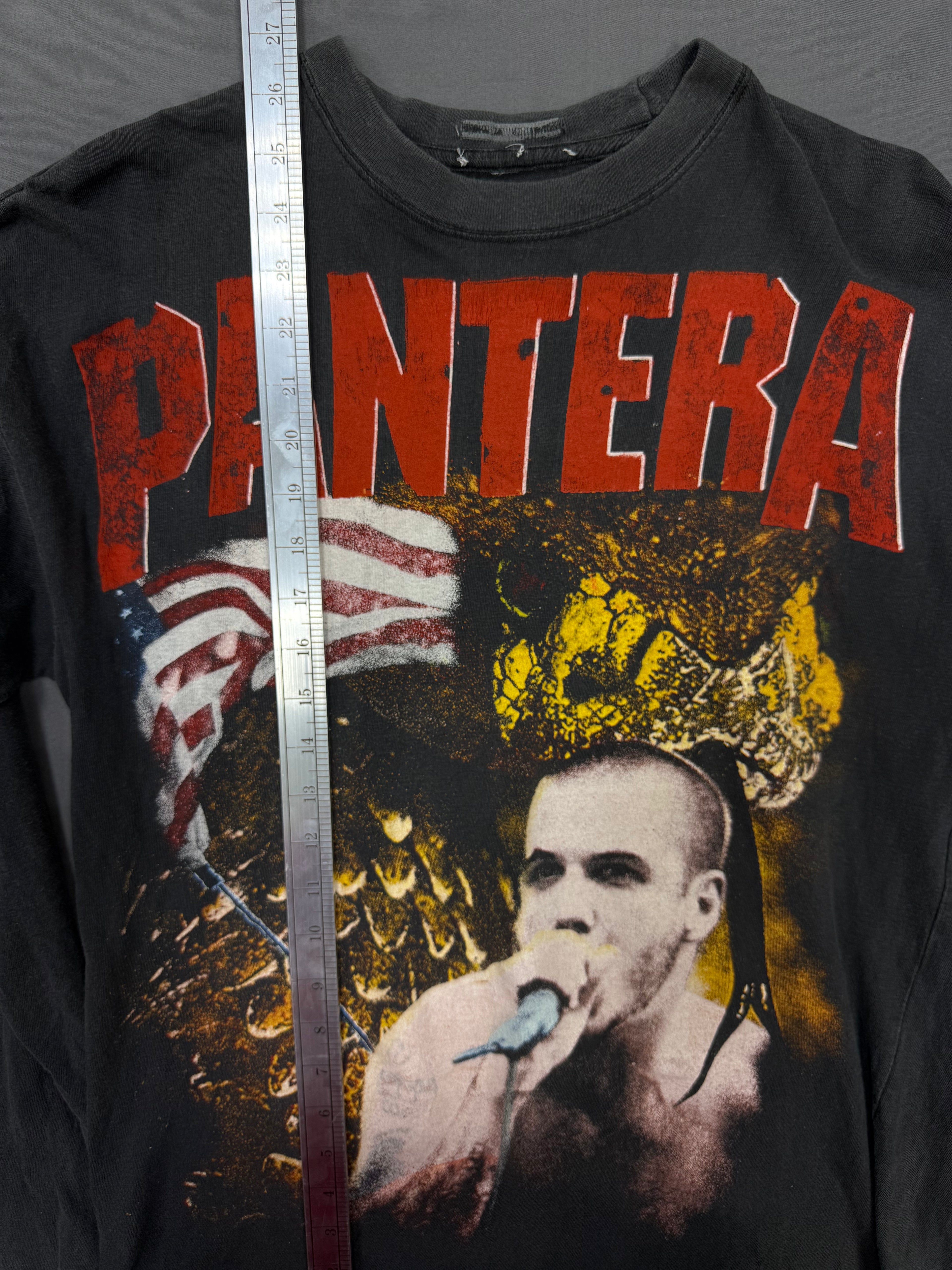 Vintage 1990s Pantera Band long-sleeve graphic shirt Featuring " Phil Anselmo "