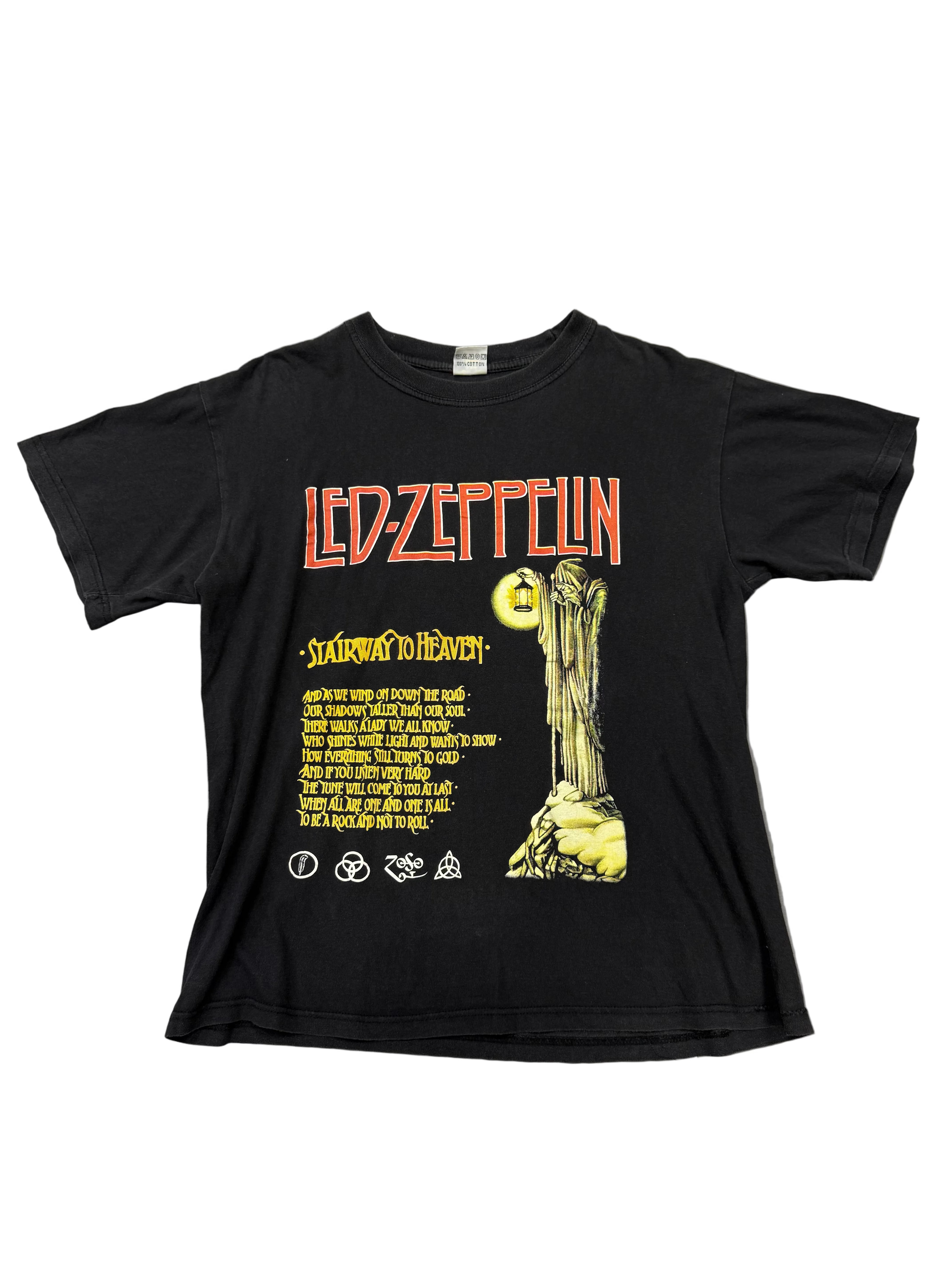 Vintage Led Zeppelin "Stairway to Heaven" graphic Band Tee
