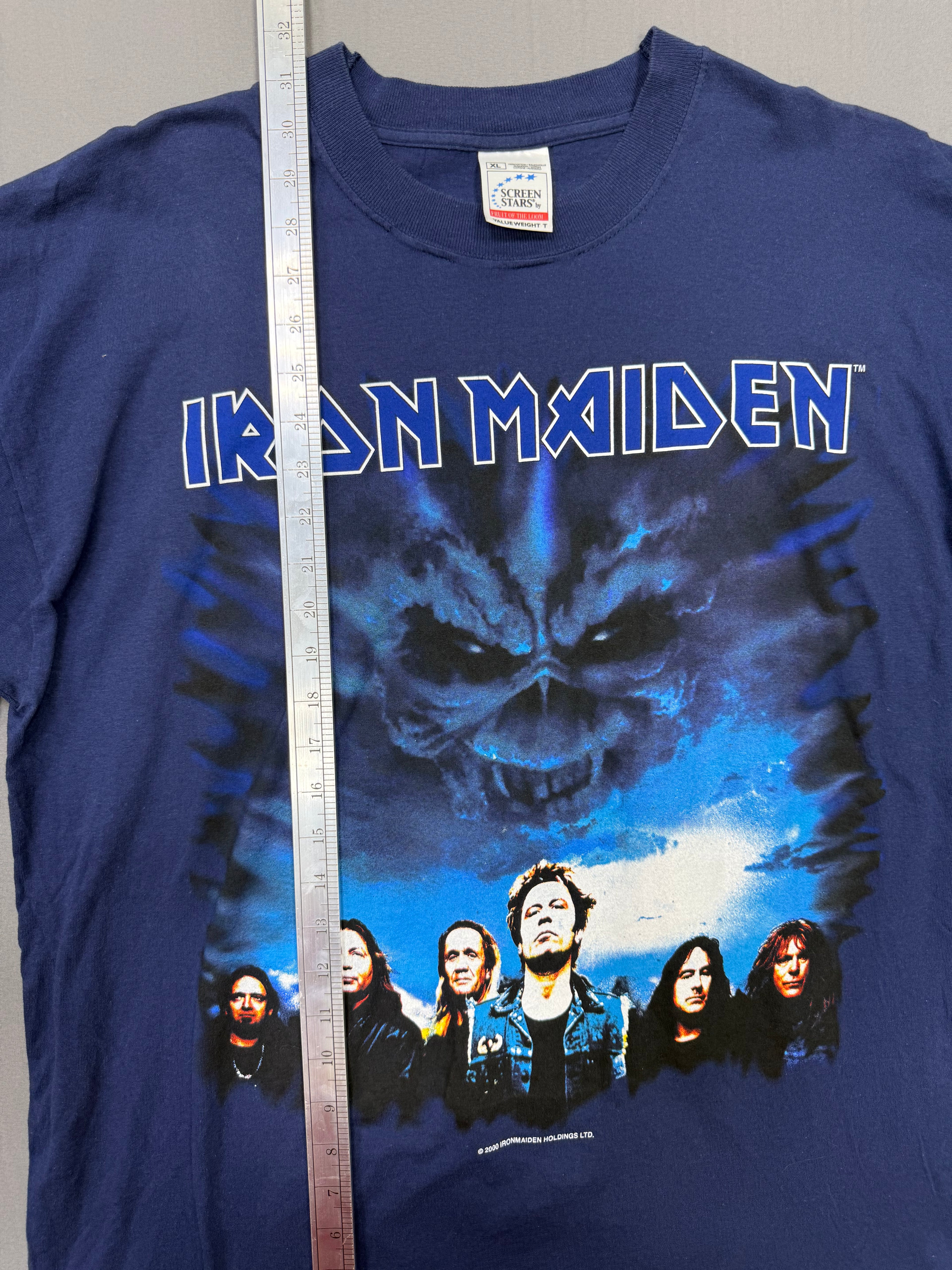 Vintage Iron Maiden's 2000 Brave New World Tour Band Tshirt