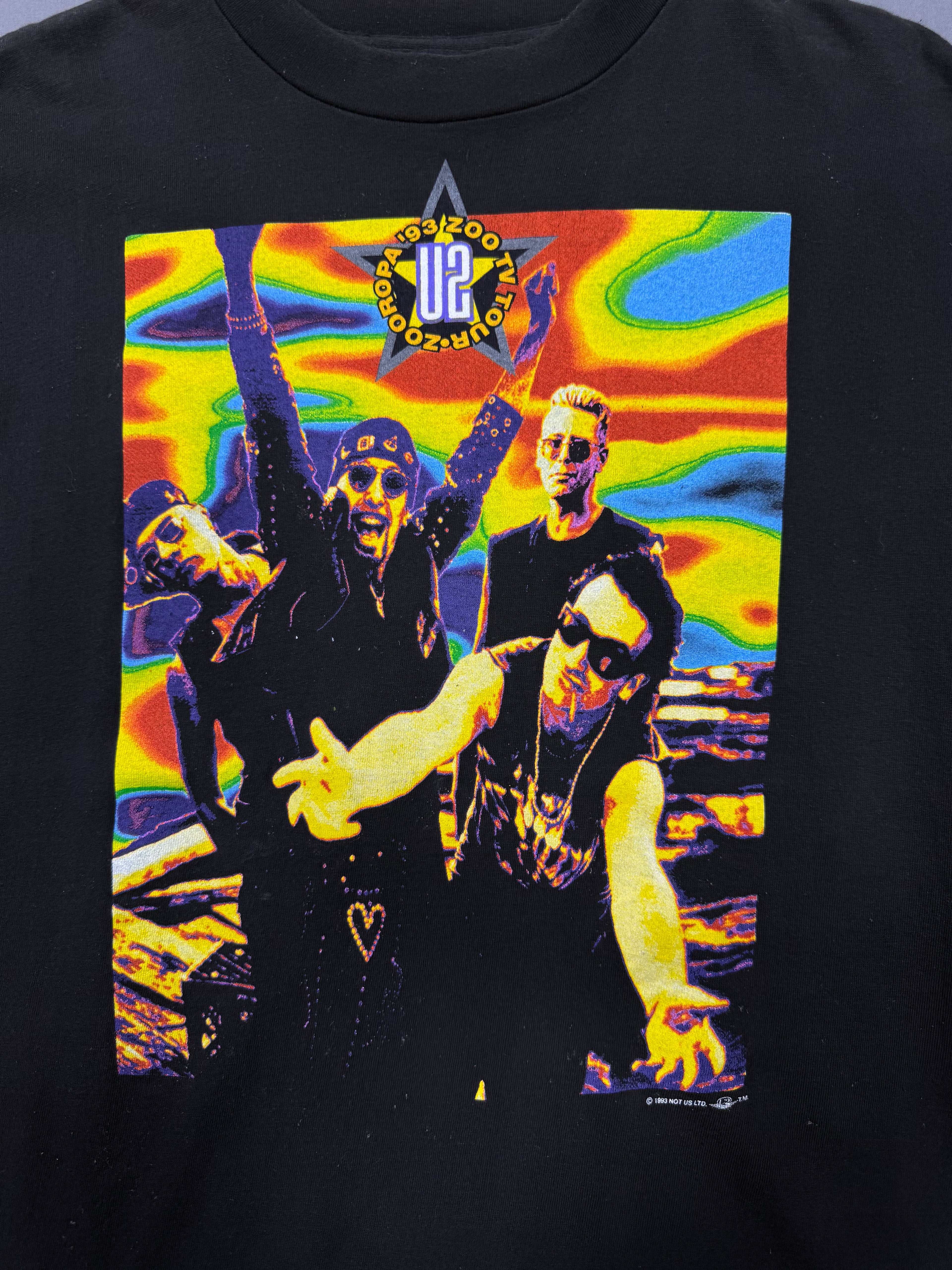 Vintage U2 Zooropa 1993 Zoo TV Tour Shirt