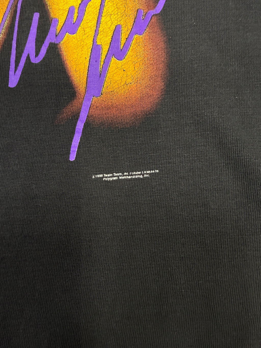 Vintage 1998 Shania Twain Graphic Tshirt