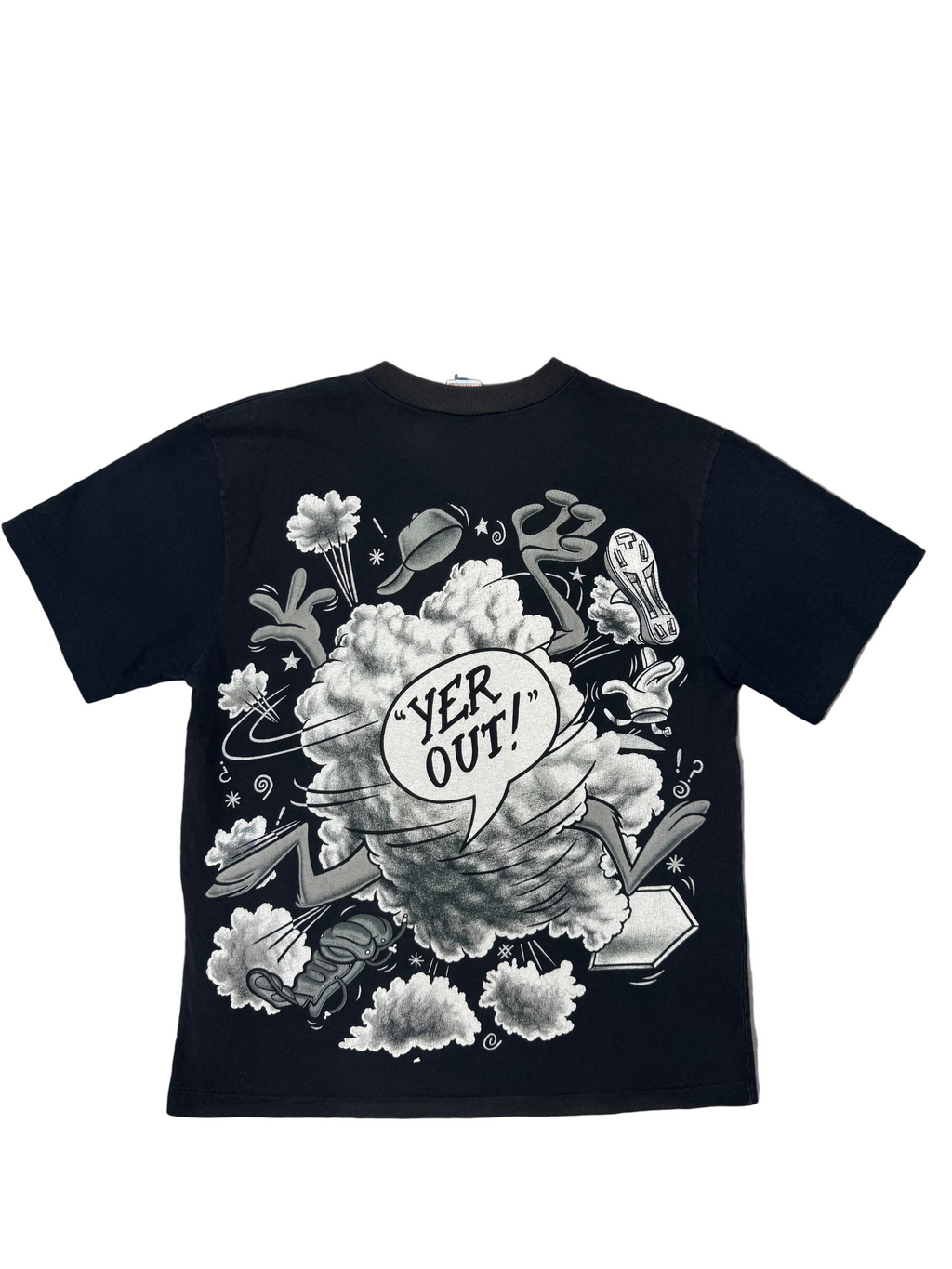 Vintage 1990s Looney Tunes and MLB Collab Tshirt