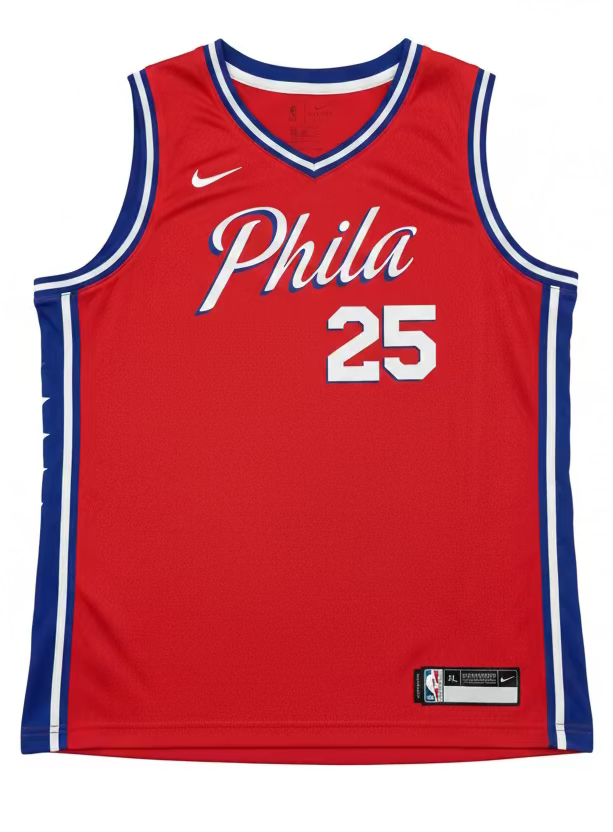 Nike Philadelphia 76ers Ben Simmons NBA jersey