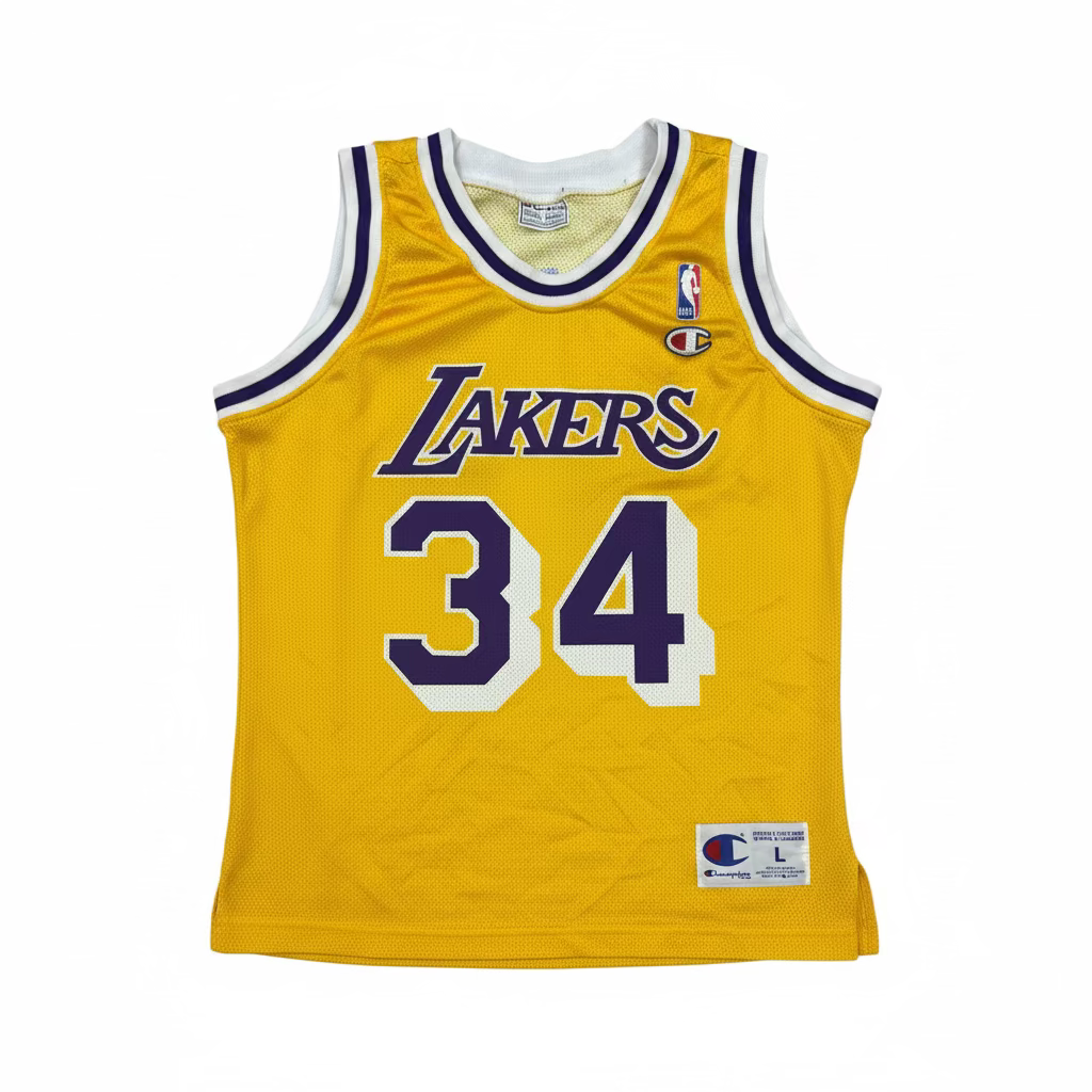 Vintage 1990s LA Lakers Shaquille O'neal Jersey