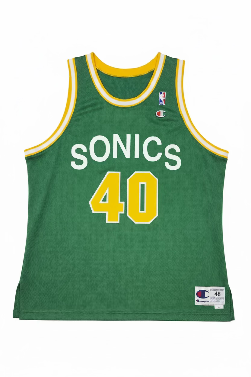 Vintage 1990s Seattle Supersonics Shawn Kemp Jersey