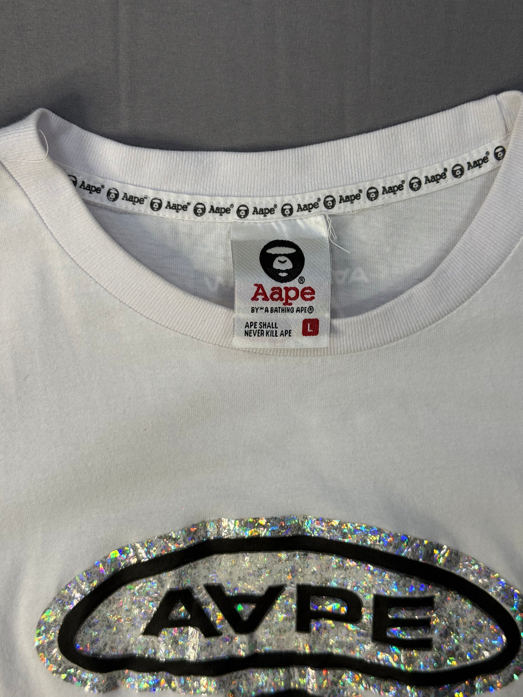 AAPE Moonface Logo Tee